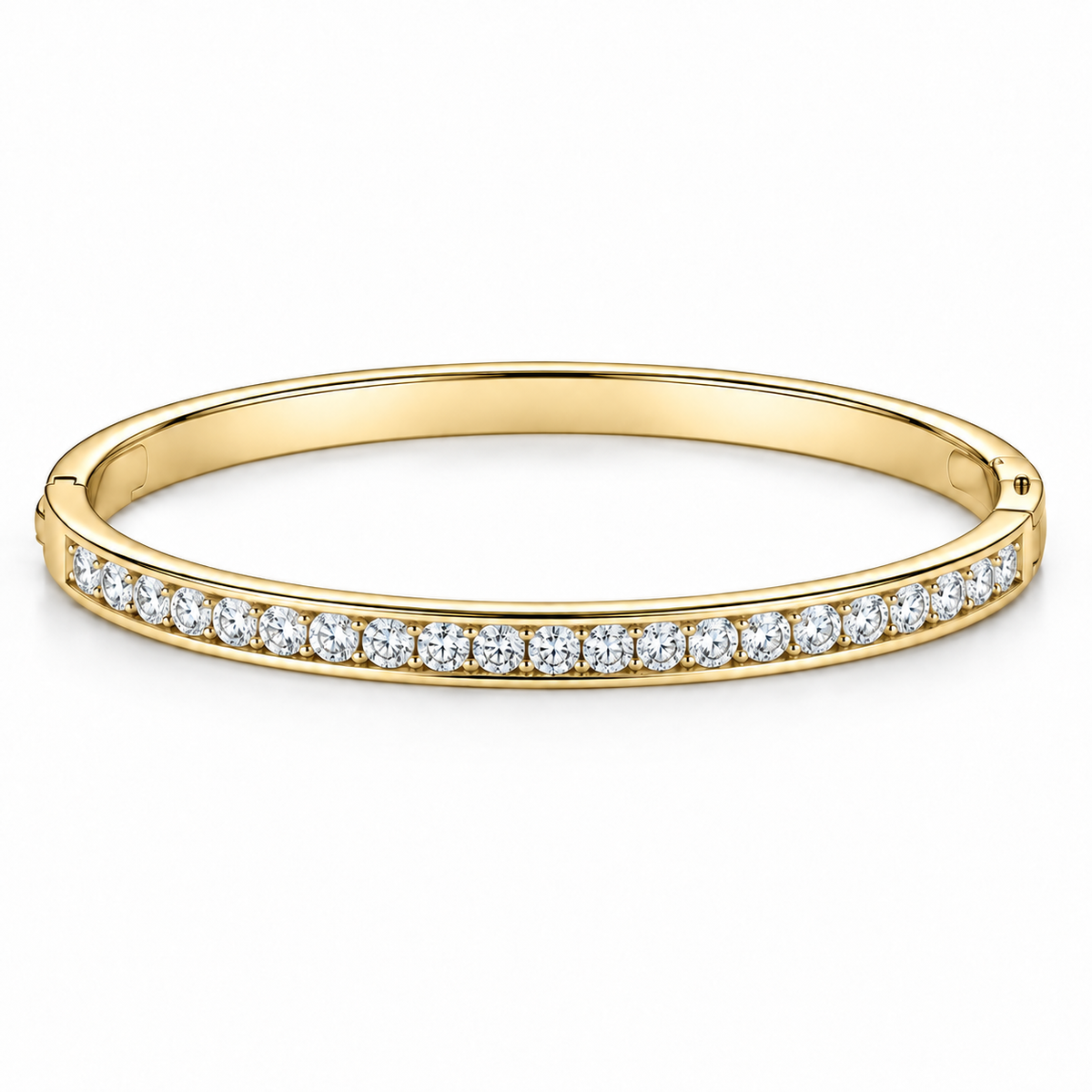 [metal:yellow-gold] Solenne Bangle — front — Yellow gold colour preview [catalog-v4]