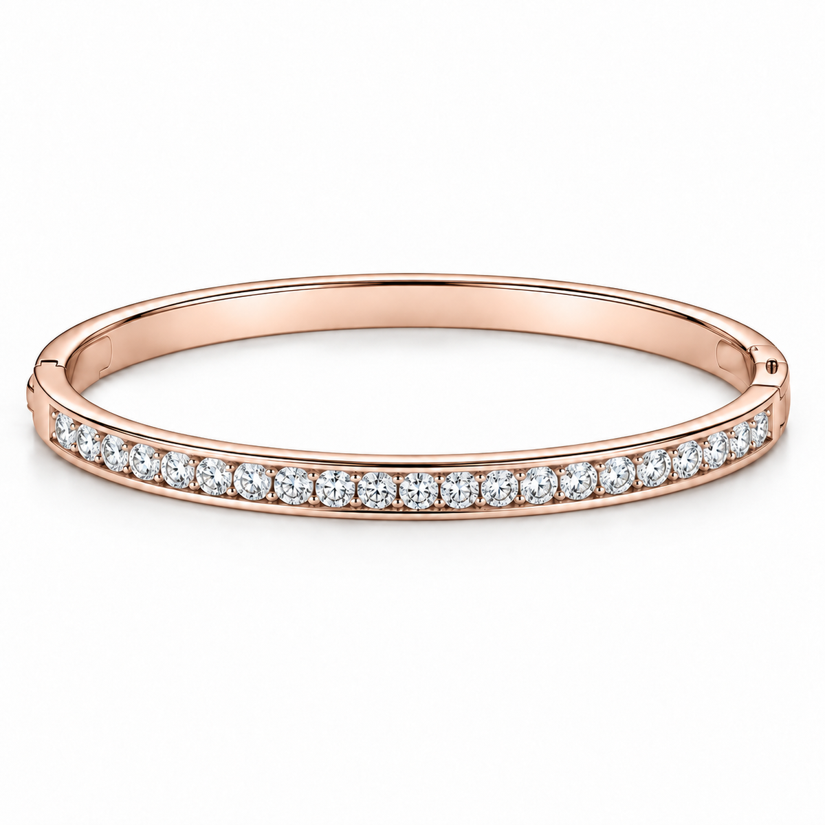 [metal:rose-gold] Solenne Bangle — front — Rose gold colour preview [catalog-v4]