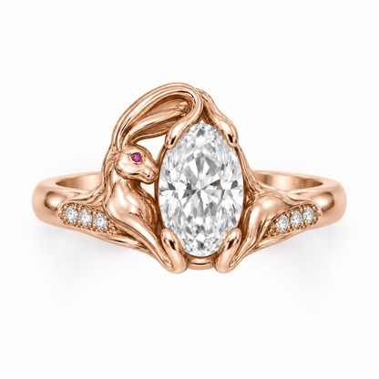 Sylve Hare Setting — top view — [metal:all]