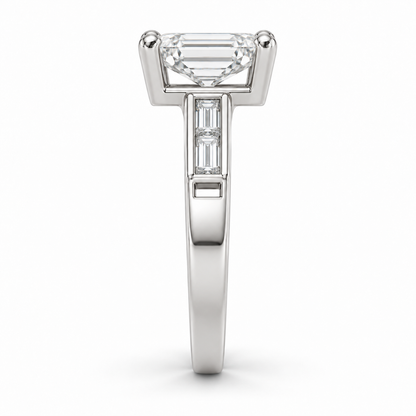 [metal:white-gold] Talisse Window Channel Setting — edge-profile — Same design shown edge profile [catalog-v4]