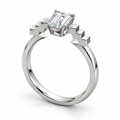[metal:white-gold] pj zerelle terrace solitaire setting — front — illustrative design [catalog-v4]