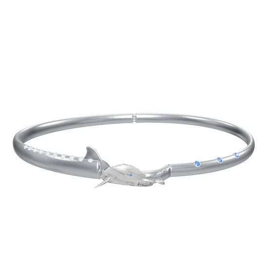 Ondine Dolphin Wrap Bracelet — coloured interactive 360 design model