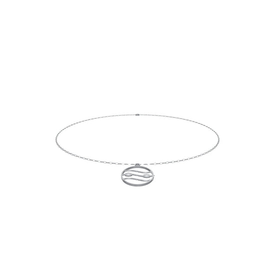 [metal:white-gold] pj merovelle tidal ladder necklace — interactive CAD model — illustrative design [catalog-v4]