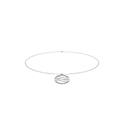[metal:white-gold] pj merovelle tidal ladder necklace — interactive CAD model — illustrative design [catalog-v4]