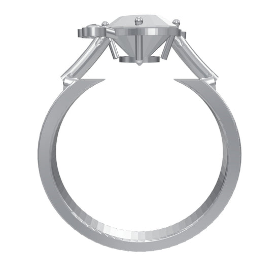 [metal:white-gold] pj orvella oblique crescent setting — interactive CAD model — illustrative design [catalog-v4]