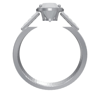 [metal:white-gold] pj quenelle bar link setting — interactive CAD model — illustrative design [catalog-v4]